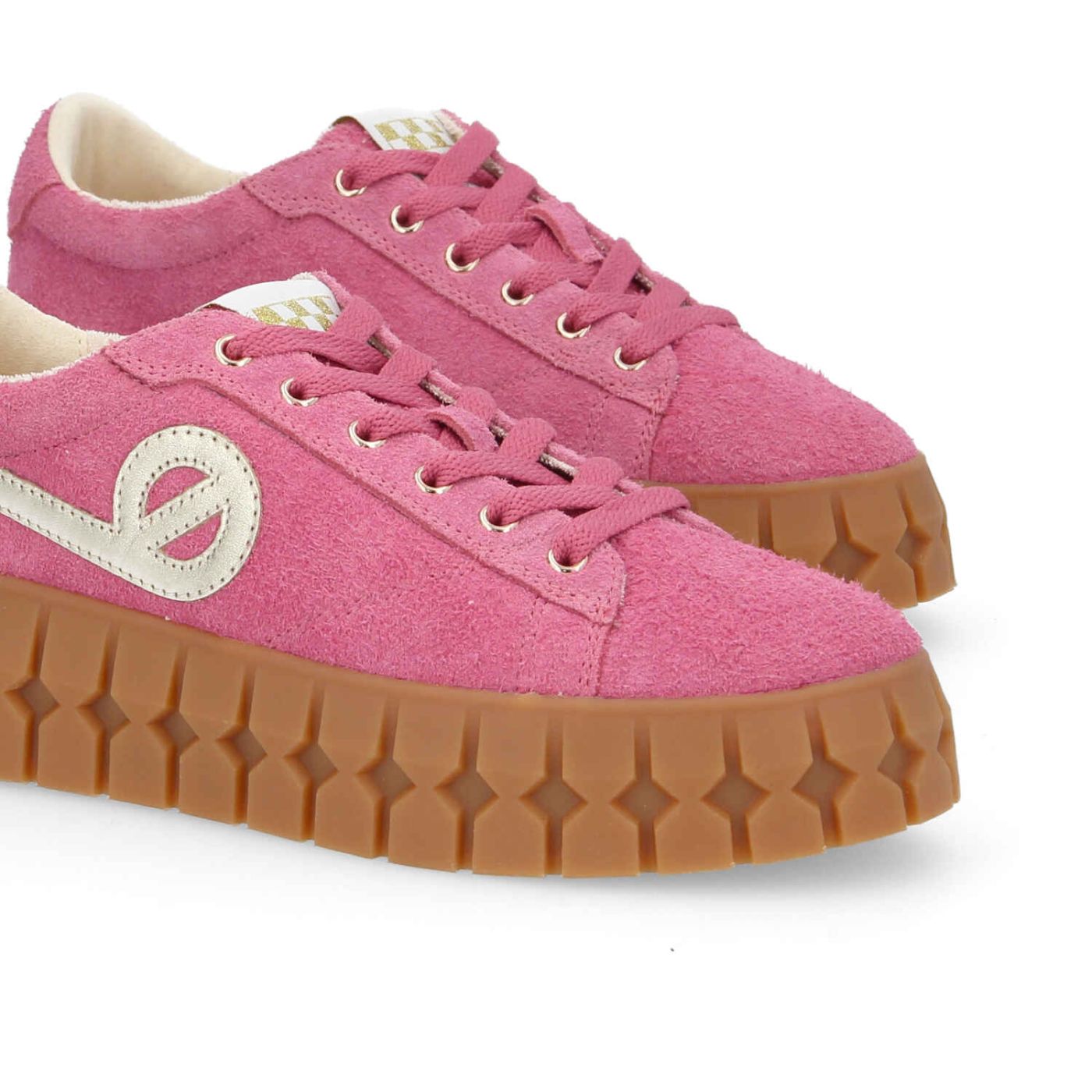 PLAY SNEAKER W  -  H.SUEDE/LOGO  - ROSA